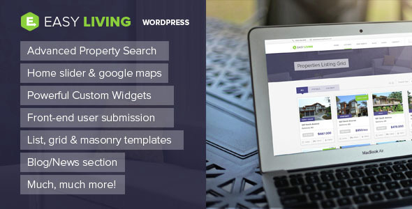 Easy Living - Real Estate Wordpress Theme