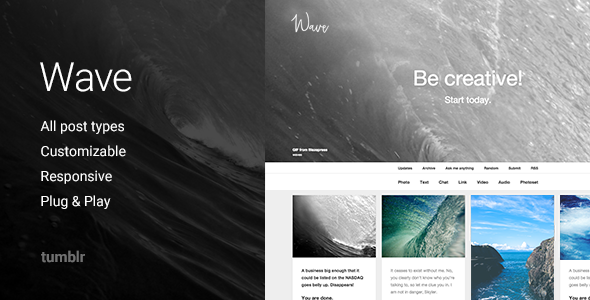 Wave | Grid, 4 Column Theme