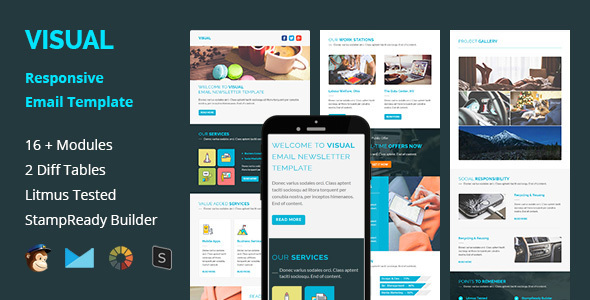 Visual - Multipurpose Responsive Email Template