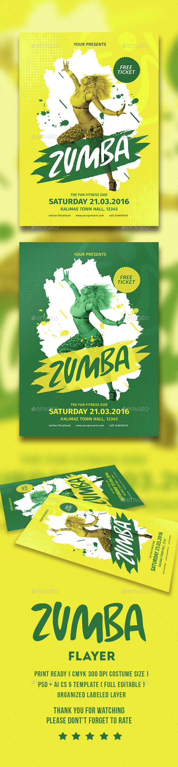zumba flyer graphics designs templates from graphicriver zumba fundraiser flyer template