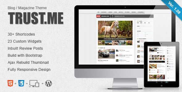 TrustMe - Responsive WordPress Magazine / Blog