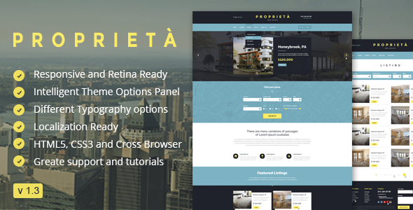 Proprieta Responsive WordPress Theme