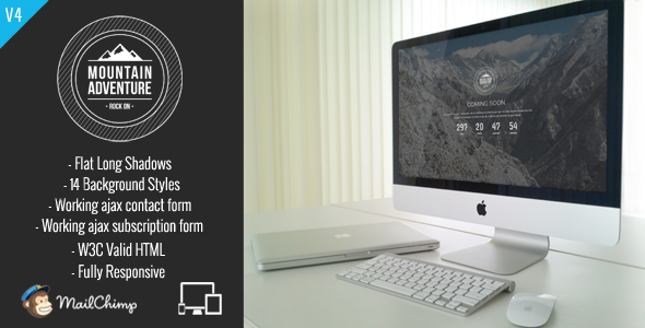 Mountain - Coming Soon Joomla Template