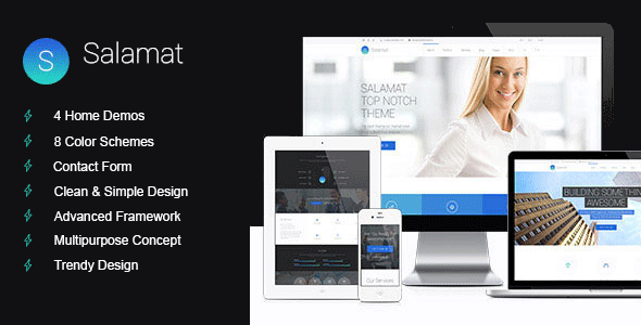 Salamat - Multipurpose Drupal Theme