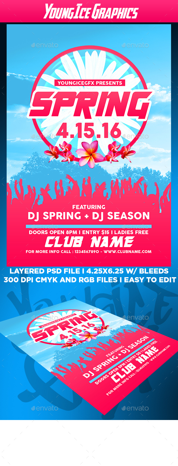 Spring Flyer Template