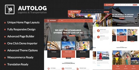 Autolog - Logistic, Warehouse & Transport WordPress Theme