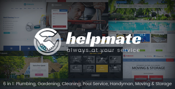 Helpmate - 6 in 1 Maintenance HTML Template