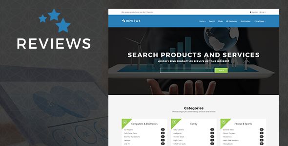 Reviews - Products And Services Review WP Theme