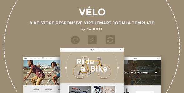 Velo - Bike Store Responsive VirtueMart Template