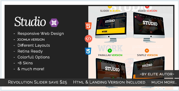 Studio - Multipurpose Technology Joomla Template