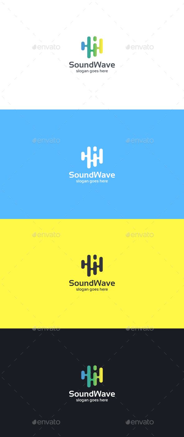 Sound Wave Logo Template