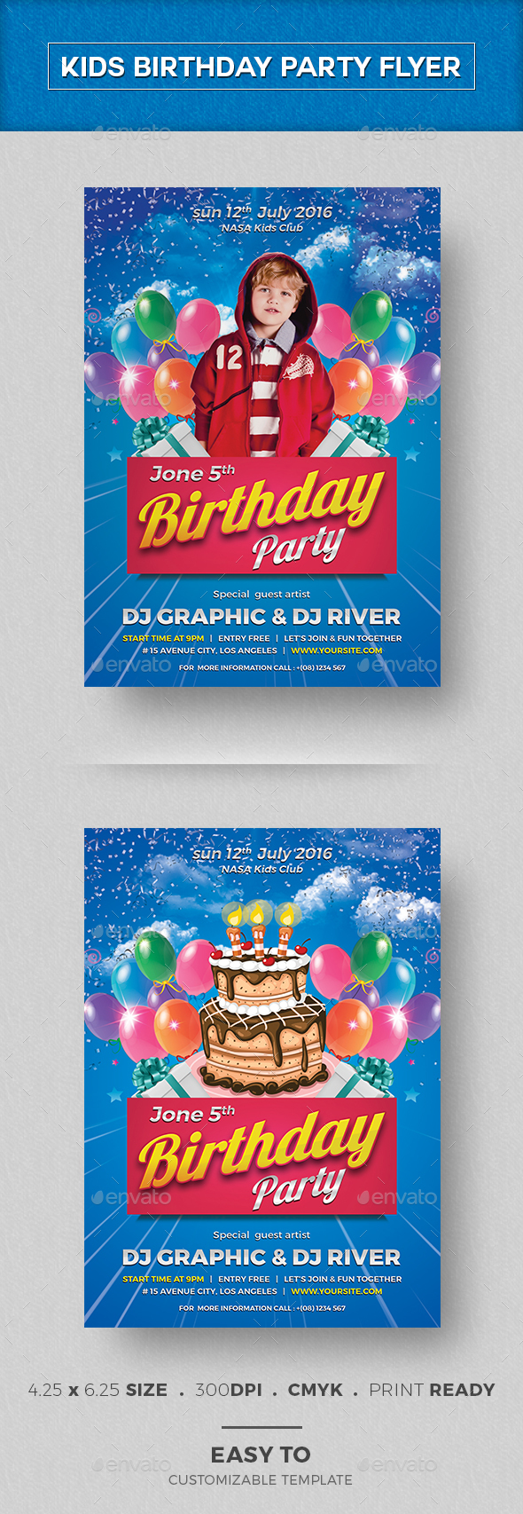 Kids Birthday Invitation