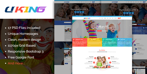 Uking - Creative Business PSD Template