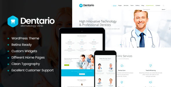 Dentario | Dentist, Medical & Healthcare Theme