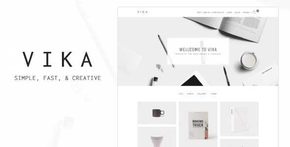 Vika - Portfolio for Freelancers & Agencies