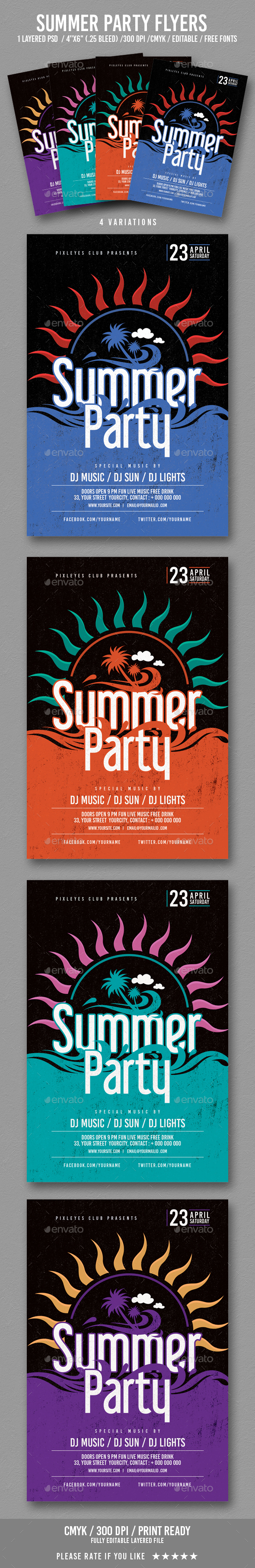 Summer Party Flyer