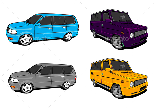 Cars Vector  Art by rizal hans GraphicRiver