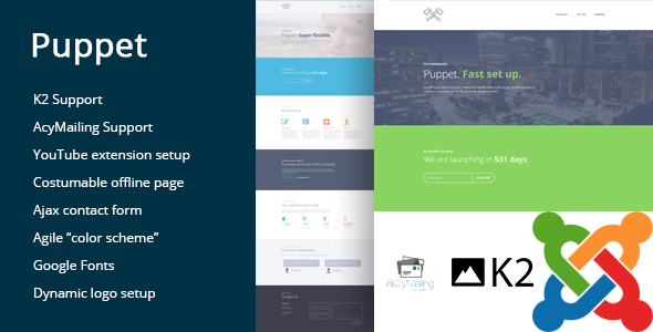 Puppet - Multipurpose Joomla! CMS Template