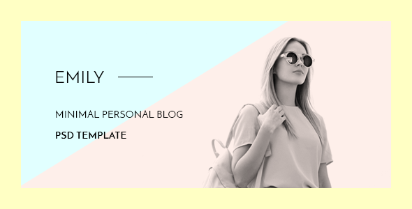 Emily - Personal Blog PSD Template