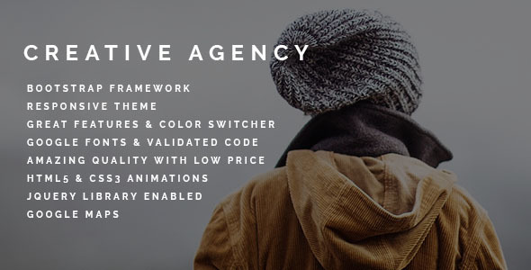 Creative Agency | Responsive HTML Bootstrap Template