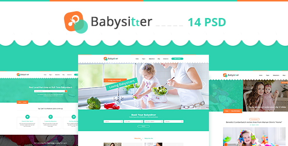 Babysitter - Directory Babysitting PSD Template