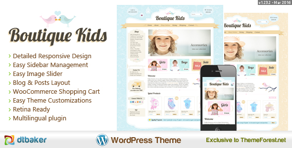 Boutique Kids Creative - WordPress WooCommerce