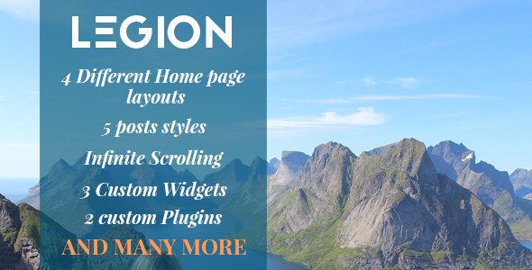 Legion - A Multipurpose Responsive WordPress Blog Theme