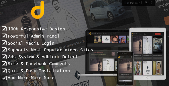 Darky - Viral Media Sharing Script