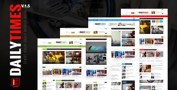 DailyTimes - News and Magazine Joomla Template