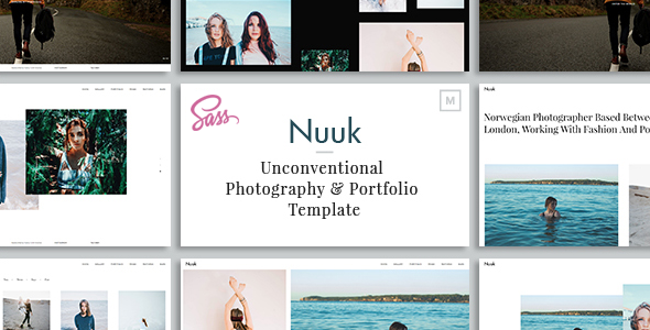 Nuuk- An Unconventional Photography & Portfolio Template