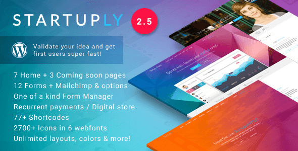 Startuply --  Multi-Purpose Startup Theme