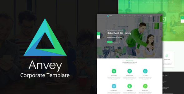 Anvey - Corporate Template