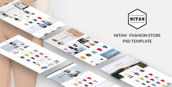 Nitan - Ecommerce PSD Template