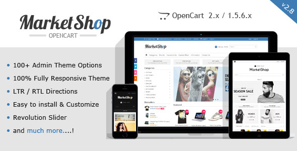 MarketShop - Multi-Purpose OpenCart Theme