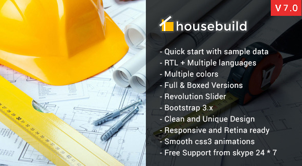 Housebuild - Joomla Construction Business Theme