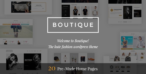 Boutique - Kute Responsive WooCommerce WordPress Theme