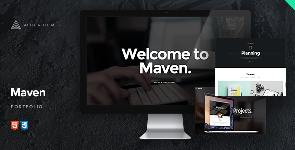 Maven - One Page Portfolio Joomla Template