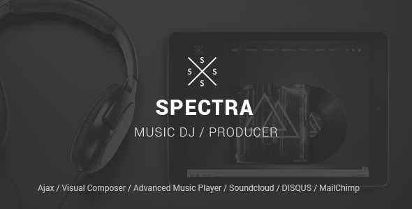 Spectra - WordPress Music & Events Theme