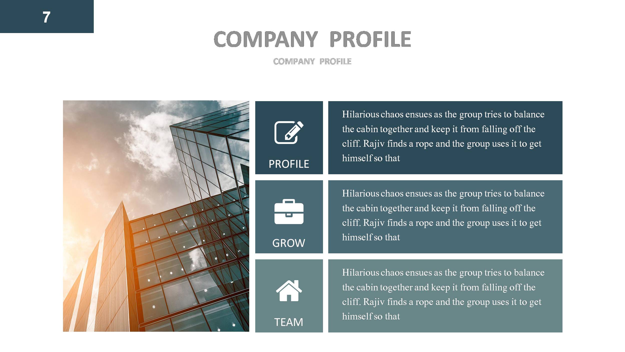 Company profile PowerPoint Presentation Template by 