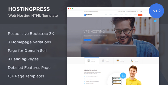 HostingPress - Web Hosting HTML Template