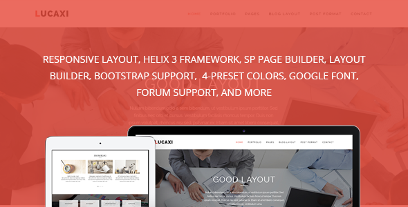 Lucaxi - Multipurpose Joomla Template