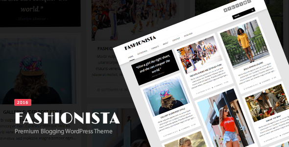 Fashionista - Responsive WordPress Blog Theme