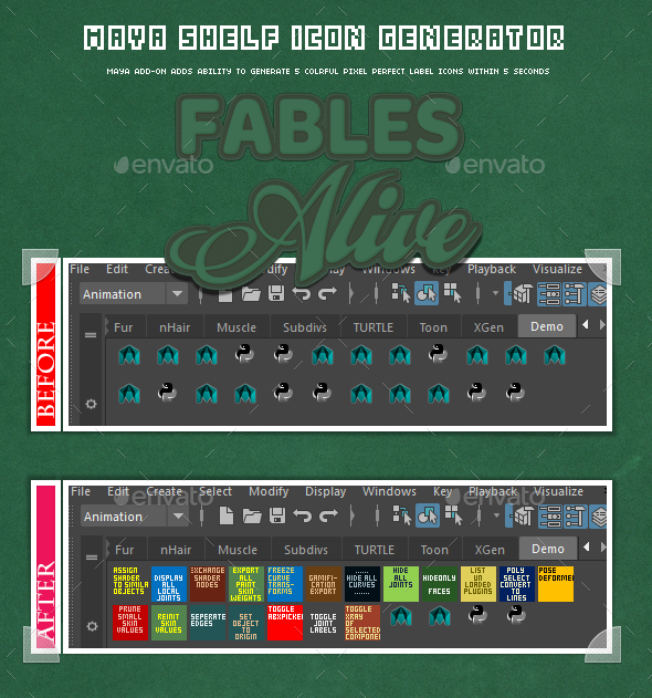 3DOcean Maya Shelf Label Icon Generator readable colorful maya shelf icons within 5 sec 15675996 3DOcean Maya Shelf Label Icon Generator readable colorful maya shelf icons within 5 sec 15675996