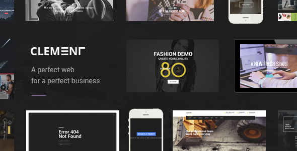 Clement - Multi-Purpose PSD Template