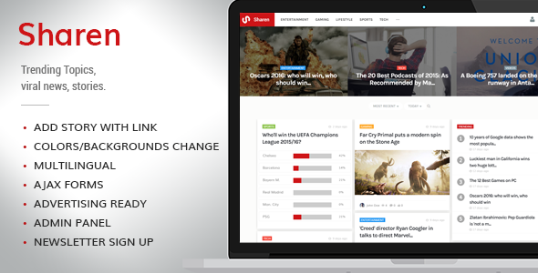 Sharen - Trending Topics, viral news, stories