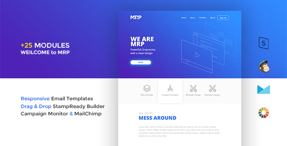 MRP - Responsive Email Template