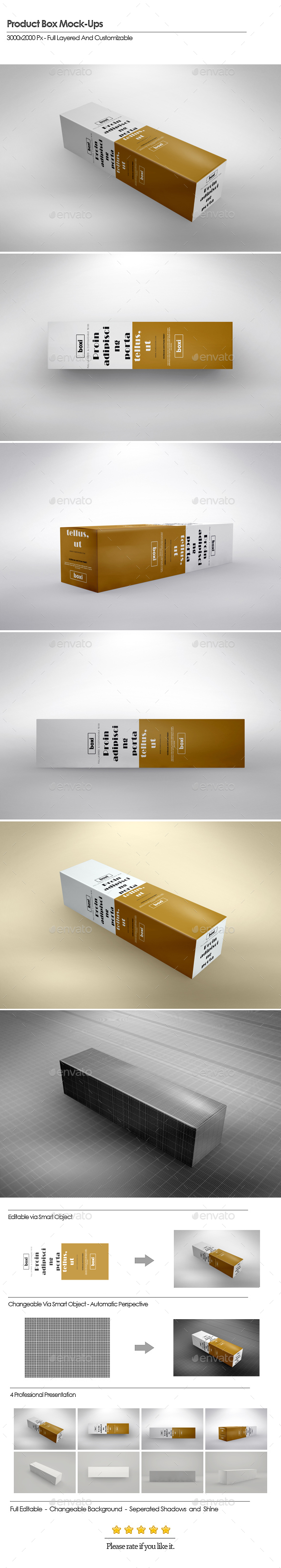 Long Box Product Mock-Ups