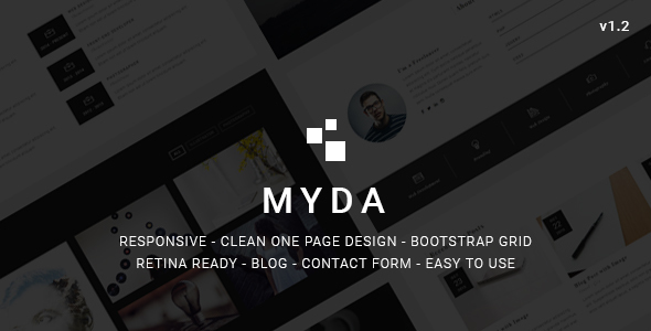 MYDA - Personal Resume and Portfolio Template