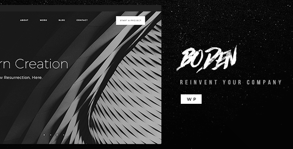 Boden - Creative WordPress Portfolio Theme