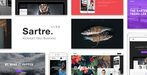 Sartre - Creative Multipurpose HTML Template